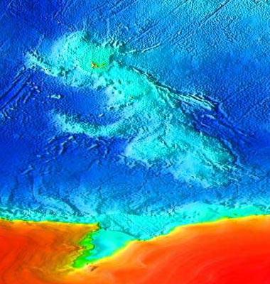 Kerguelen-Plateau-Topography