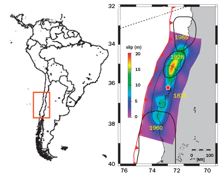 Limited overlap between the seismic gap and coseismic slip of th