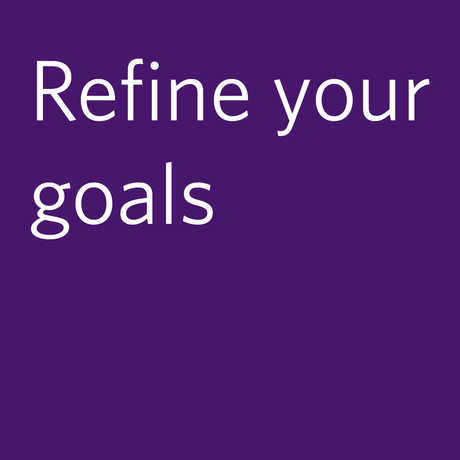 refine your goals